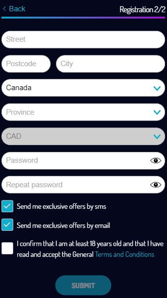 Lucky8 Registering