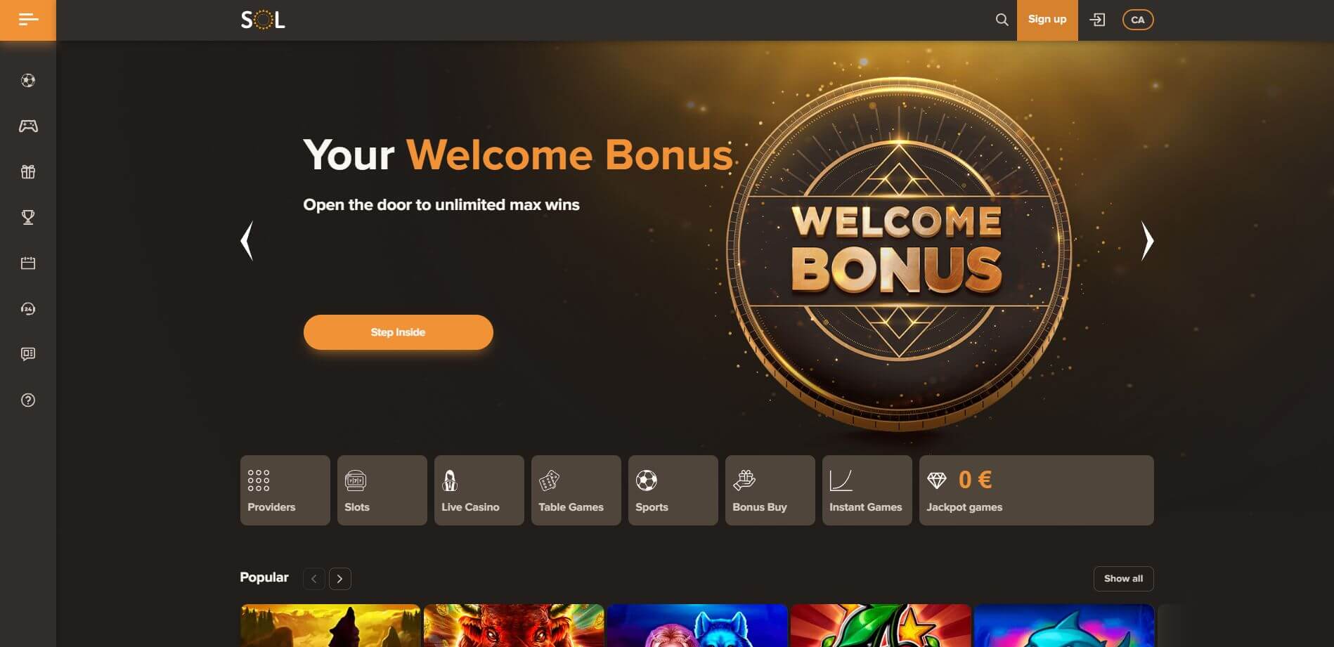 Sol Casino Review