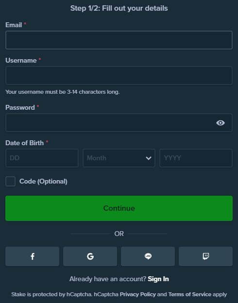Stake Registering