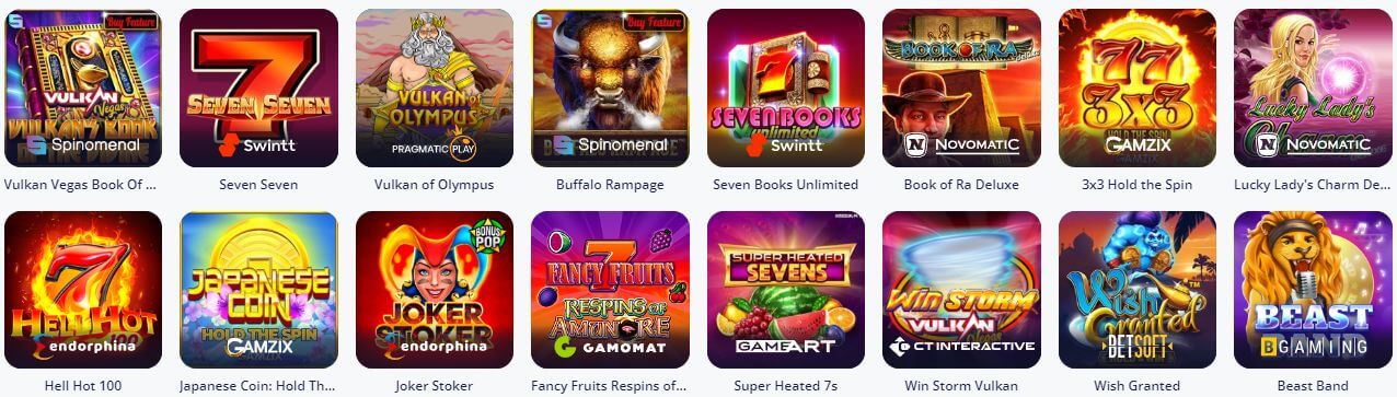 Vulkan Vegas Slots