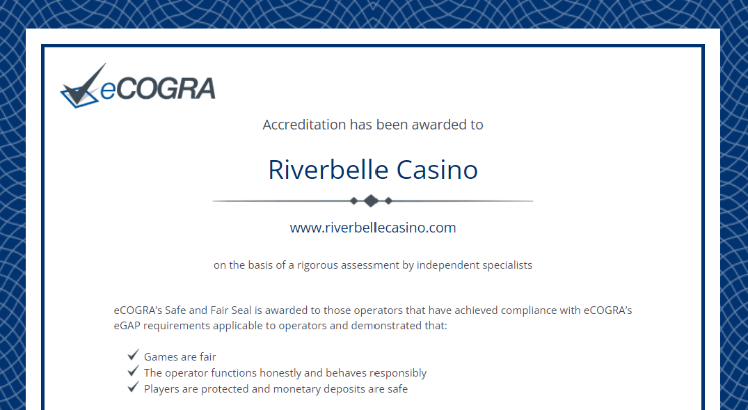 river belle casino license