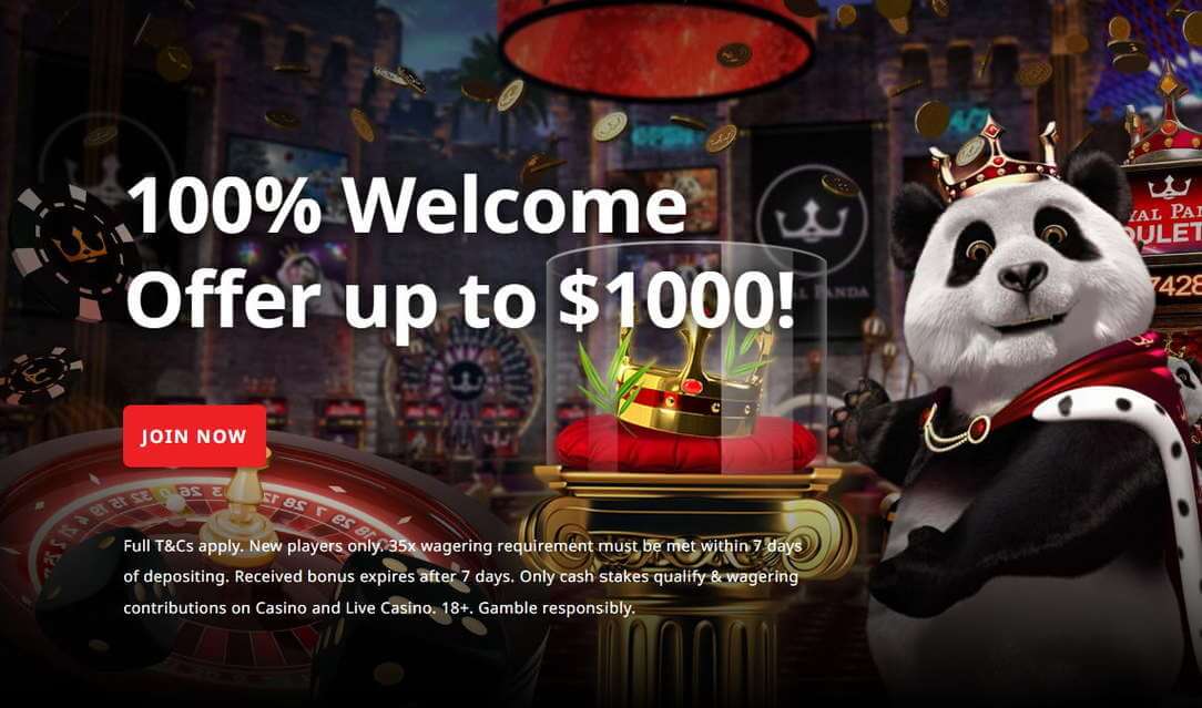 royal panda casino bonus